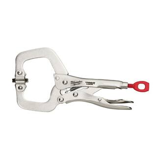 MW 6 in. Torque Lock Locking C-Clamp With Swivel Jaws 48-22-3522