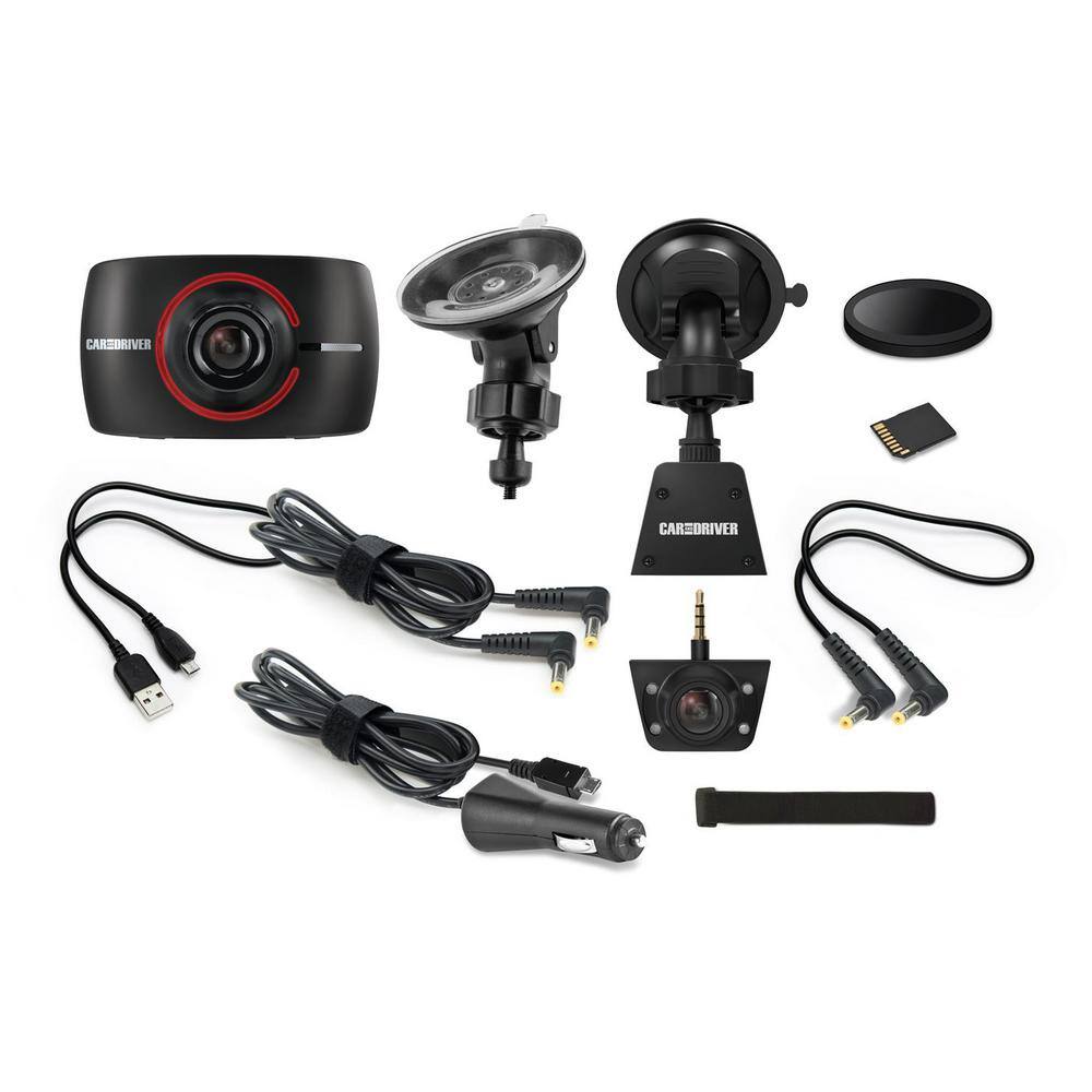 CAR AND DRIVER HD Road Patrol Touch Duo Dash Cam CAD-ZX1002