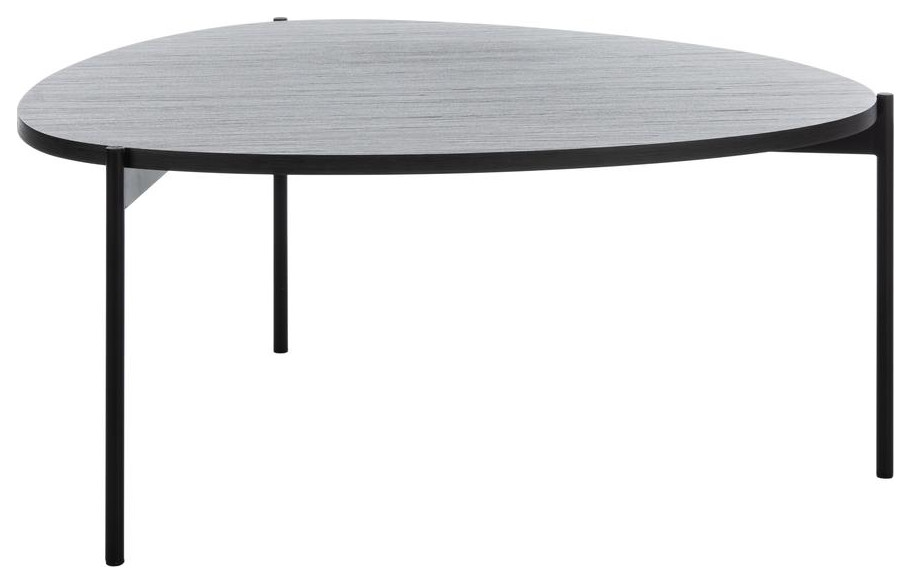 Sven Coffee Table  Dark Grey Oak/Black   Midcentury   Coffee Tables   by BisonOffice  Houzz