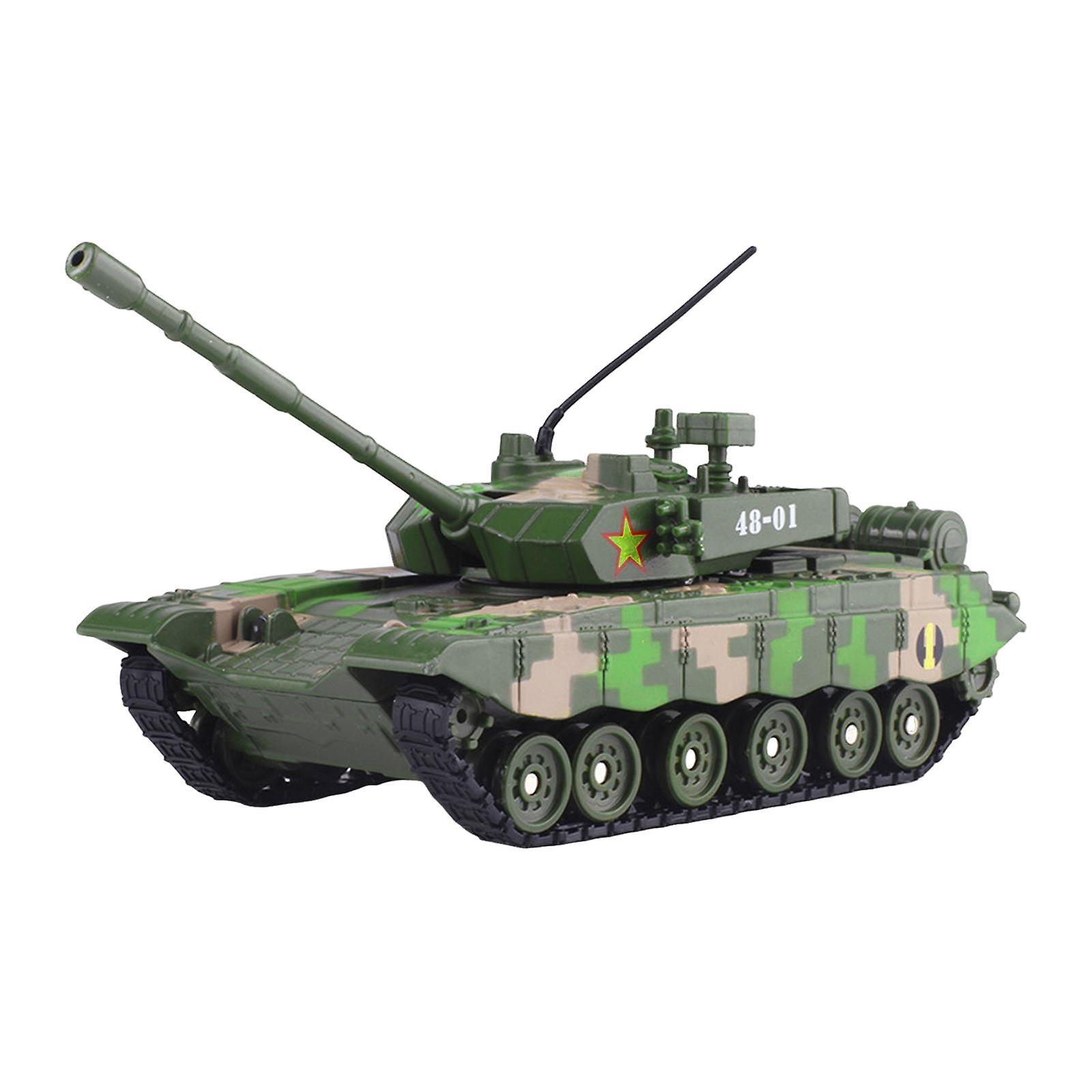 1/55 Alloy Tank Model Durable Educational Toys Vehicle For Boys Gifts Style A