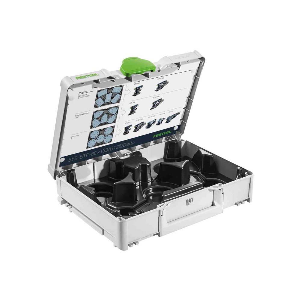 Festool SYS3 STF 80and#215;133/D125/Delta Abrasive Systainer