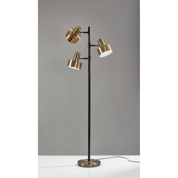 Clayton Tree Lamp Matte Black Adesso