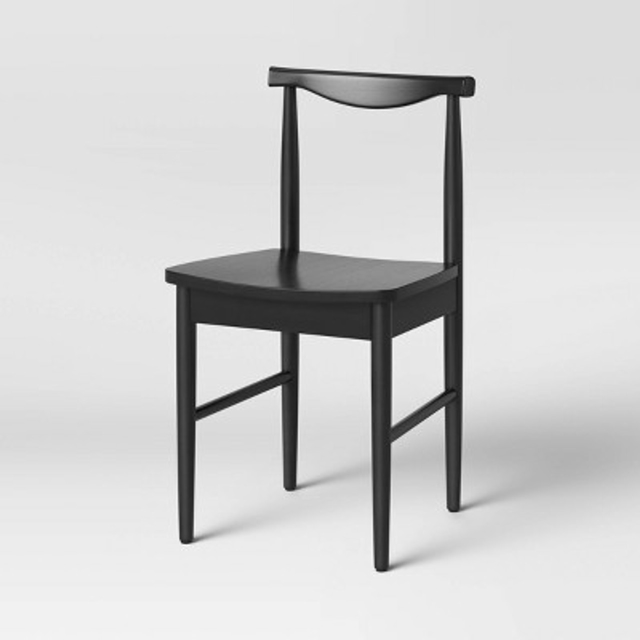 Biscoe Wood Dining Chair Black - Threshold