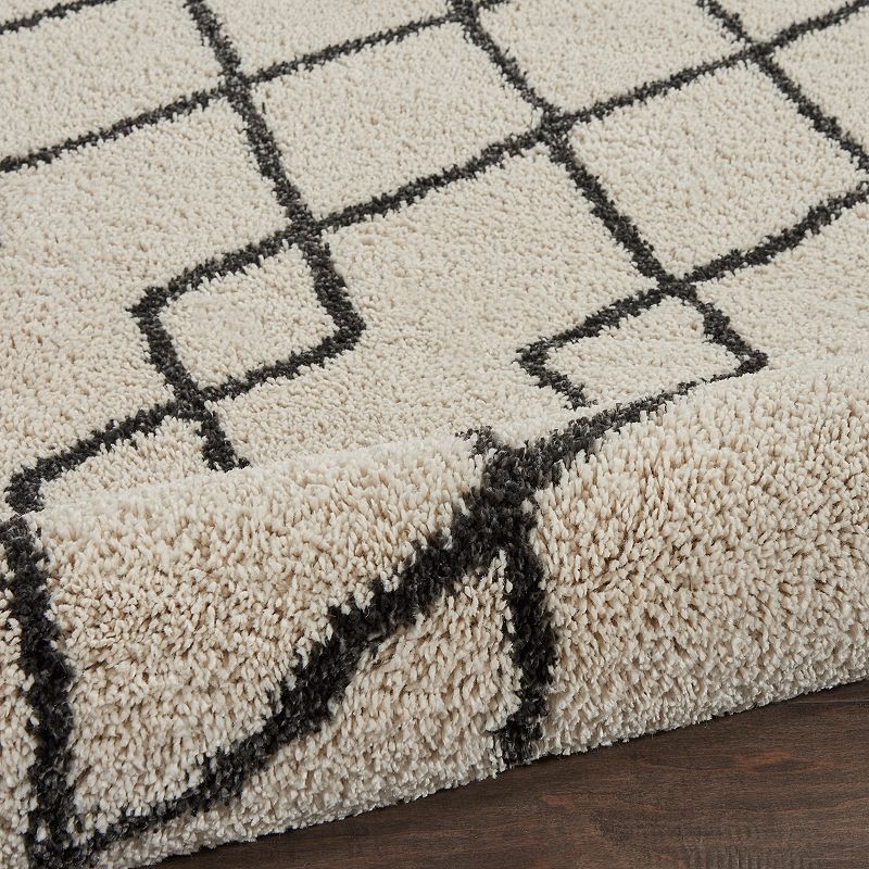 Nourison Geometric Shag Rug