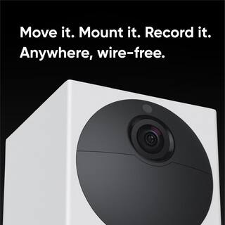 WYZE Wireless Outdoor Surveillance Camera Plus MicroSD Card Includes Base Station WVOD1B1MSD32