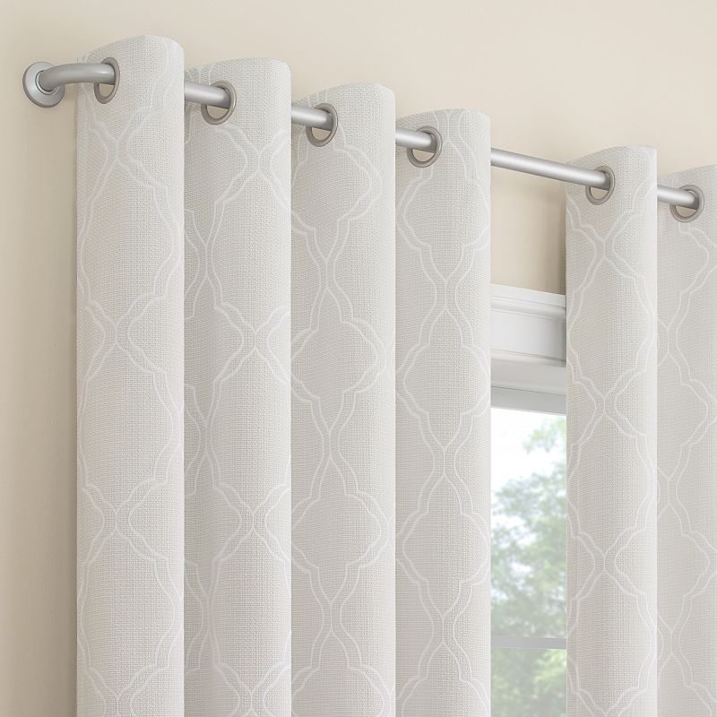 eclipse Magnitech 2-Pack Clayton Trellis Blackout Window Curtains