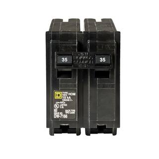 Square D Homeline 35 Amp 2-Pole Circuit Breaker HOM235CP