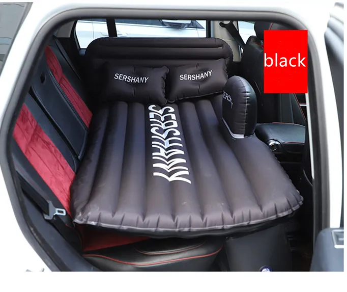 Colorful inflatable car air mattress sleeping bed portable sleeping pad for travel camping