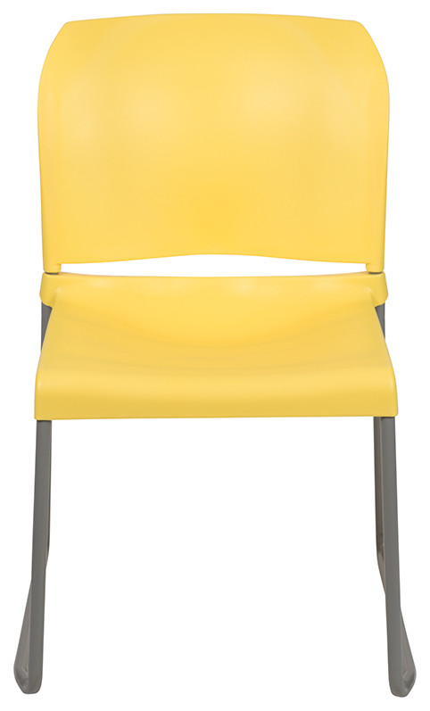 Yellow Plastic Stack Chair   Contemporary   Dining Chairs   by Pot Racks Plus  Houzz