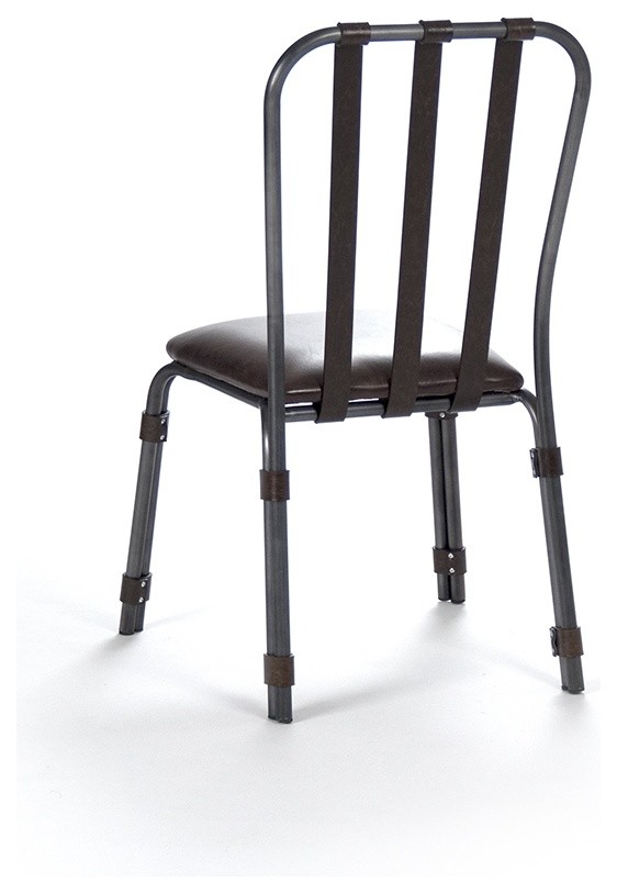 Rik Dining Chair  Leather   Transitional   Dining Chairs   by HedgeApple  Houzz