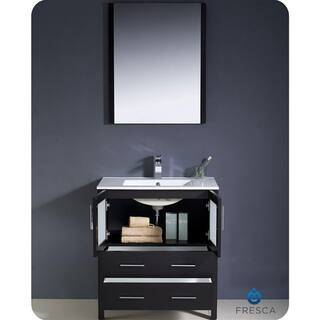 Fresca Torino 30 in. Modern Bathroom Vanity Cabinet Only in Espresso FCB6230ES