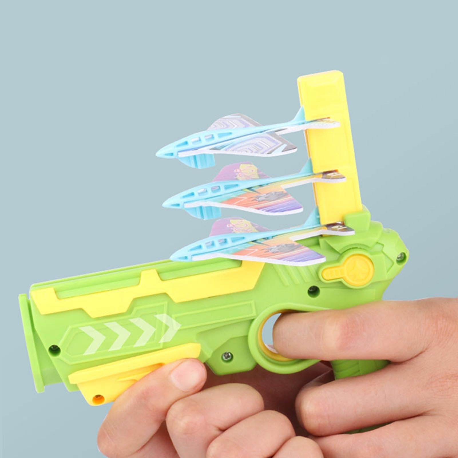 DraggmePartty Airplane Launcher Bubble Catapult With 6 Small Plane Toy Funny Airplane Toys For Kids Gift