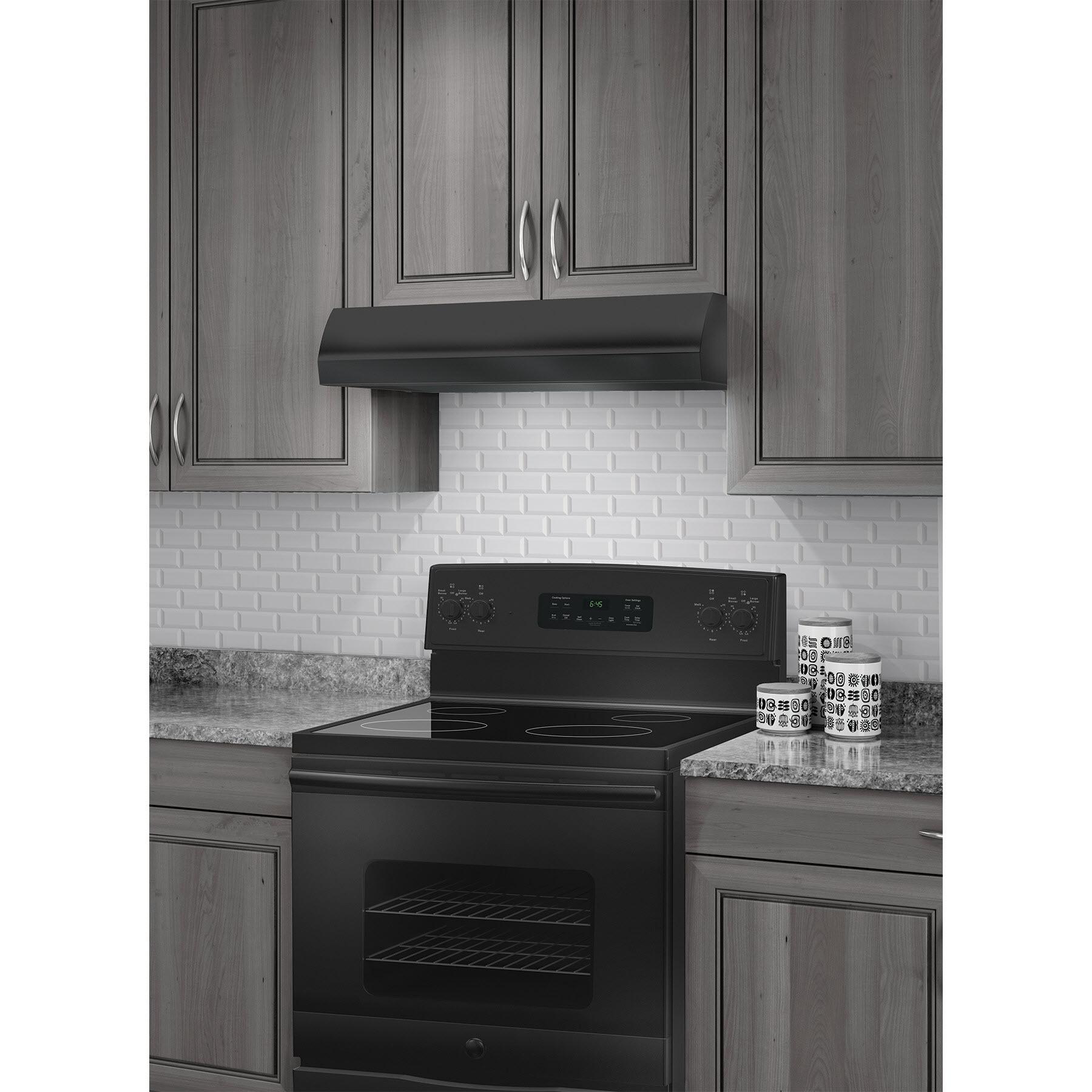 Broan 30-inch BXT1 Series Under-Cabinet Range Hood BXT130BLC