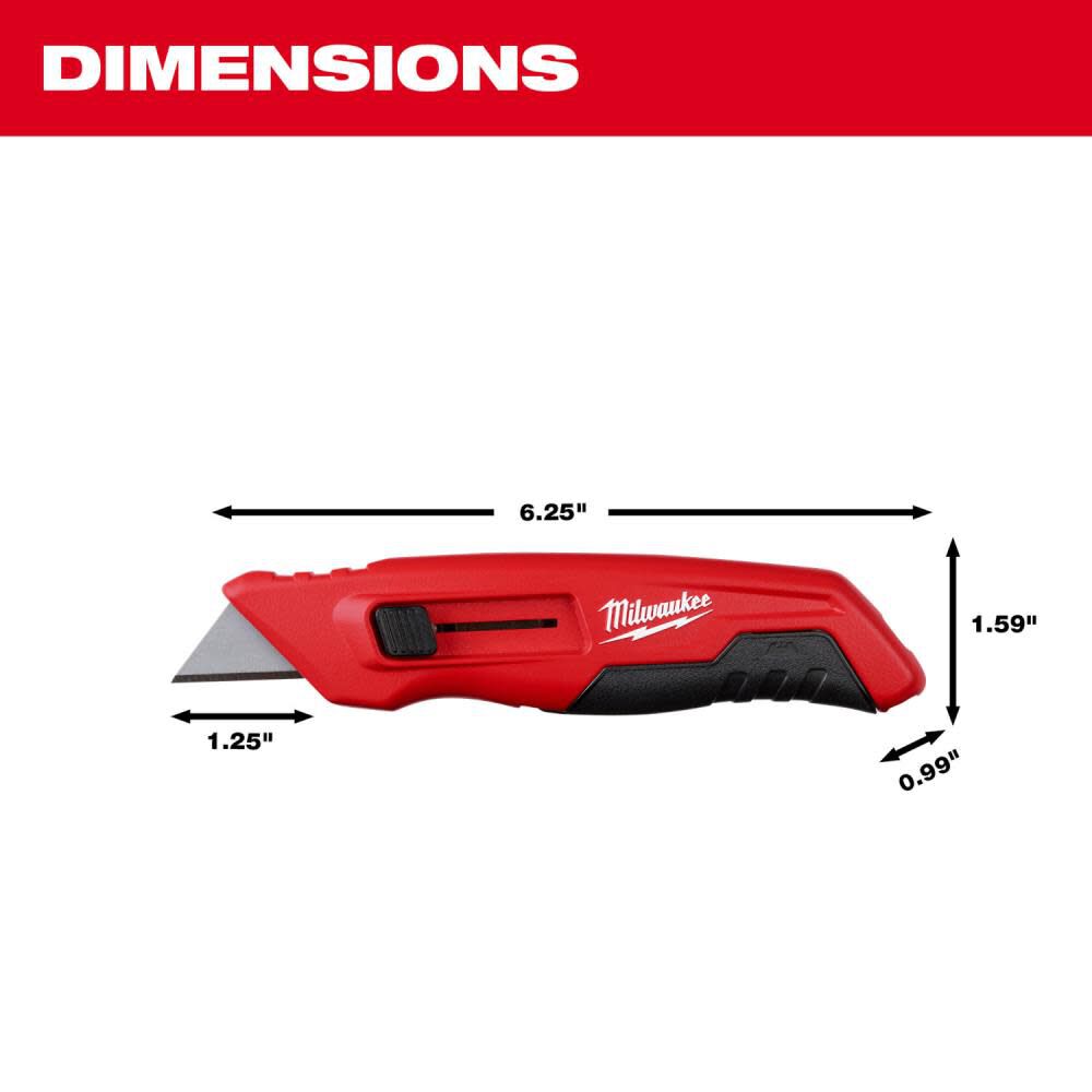 Milwaukee Side Sliding Utility Knife 48-22-1515 from Milwaukee