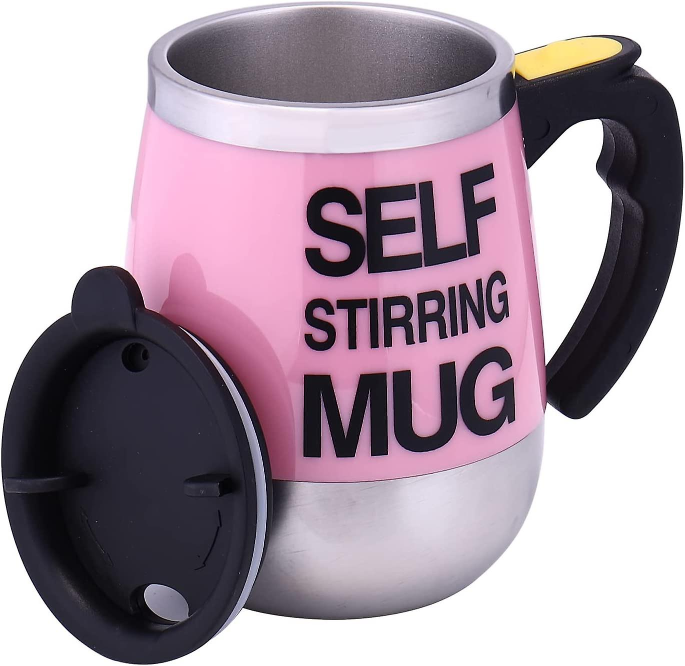 Self Stirring Mug Auto Self Mixing Stainless Steel Cup For Coffee/tea/hot Chocolate/milk Mug For Office/kitchen/travel/home -450ml/15oz The Best Giftp