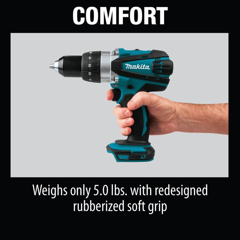 Makita 18V LXT Lithium-Ion Cordless 1/2 in. Driver-Drill (Tool only) XFD03Z from Makita