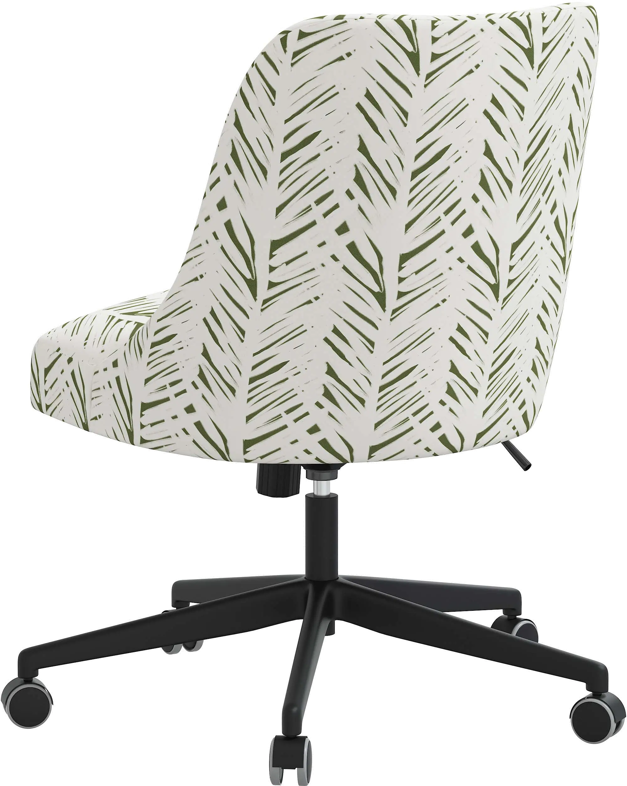 Spencer Brush Palm Leaf Office Chair - Skyline Furniture