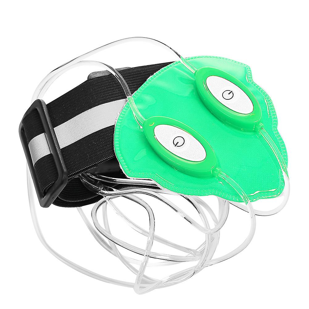 Safety Reflective Vest Belt Stripe Straps Led Light For Night Running Jogging Biking Green