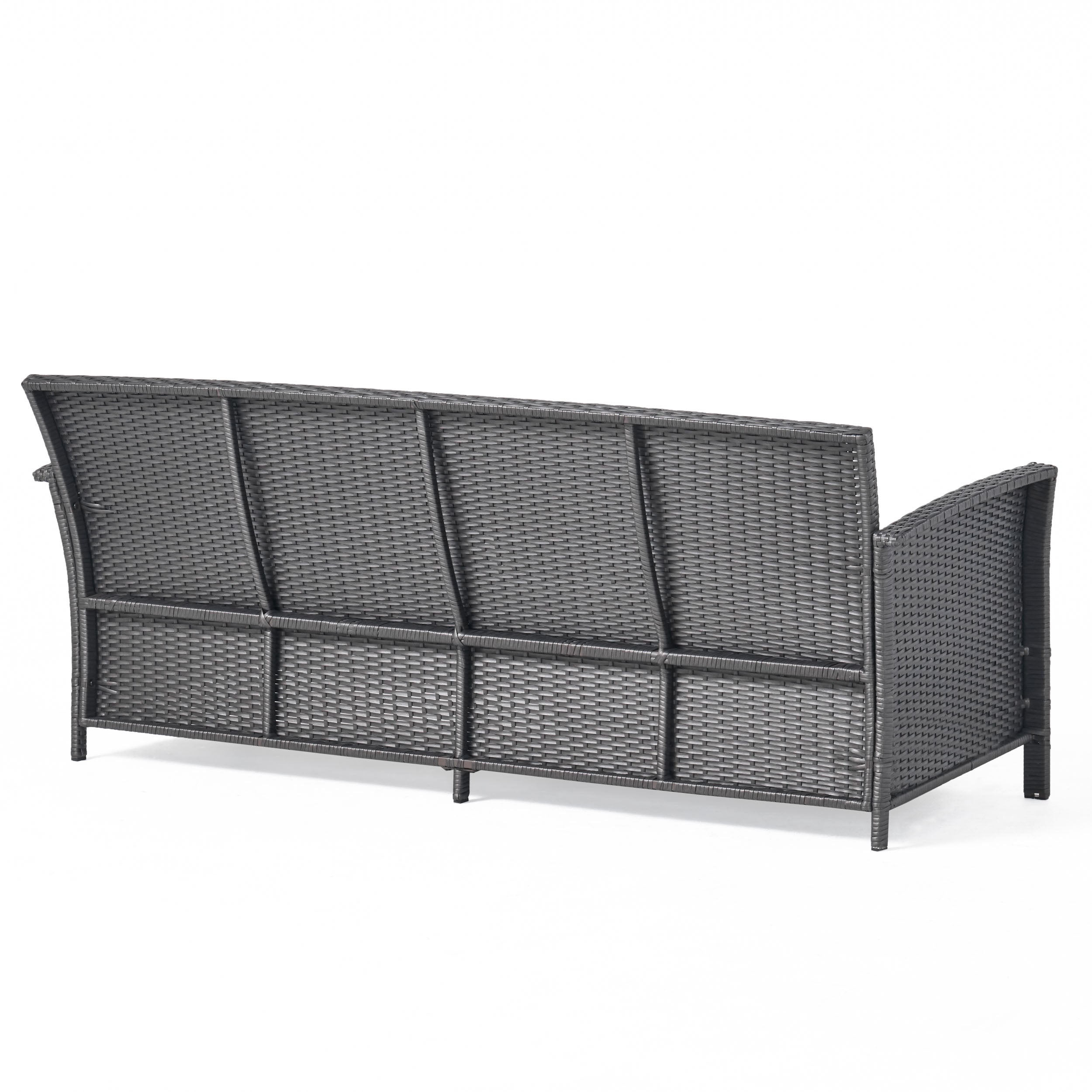 Auguste Outdoor Wicker 3 Seater Sofa