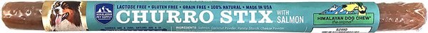 Himalayan Pet Supply 10-in Churro Salmon Dog Treats， 12 count