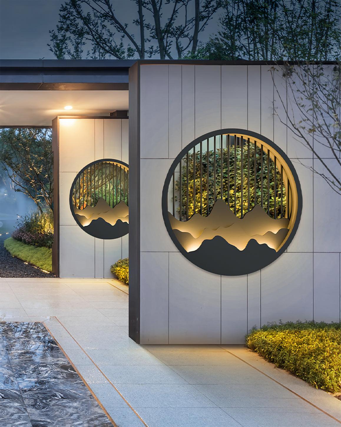 Mountain Outdoor Wall Lamp