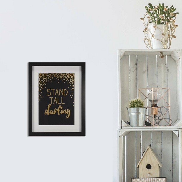 Roommates Framed Wall Poster Prints Stand Tall Gold