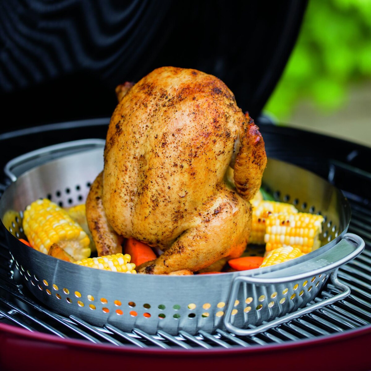 Weber 8838 Stainless Steel Poultry Roaster