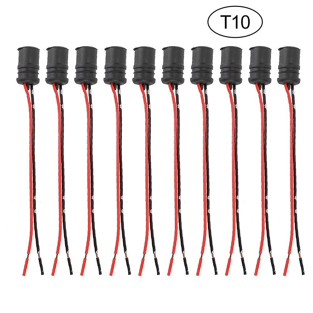 10pcs/set Soft Male Light Bulb Connector Socket Holder For Car Bikes