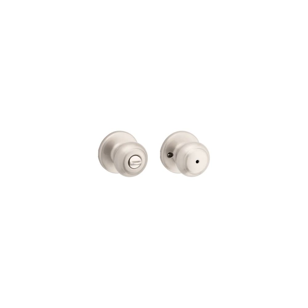 Satin Nickel Bed/Bath Cove Privacy Door Knob