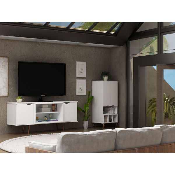 Hampton 62.99 TV Stand in White