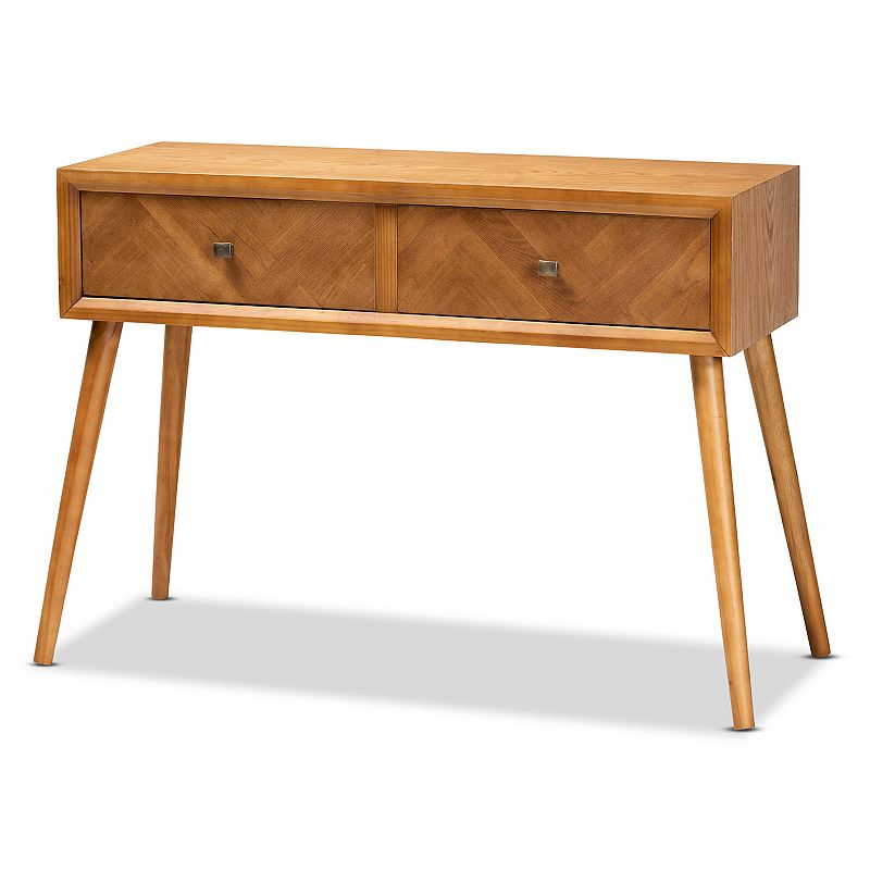 Baxton Studio Mae Brown Console Table