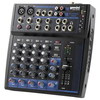 Gemini Compact 8-Channel Bluetooth Audio Mixer GEM-08USB