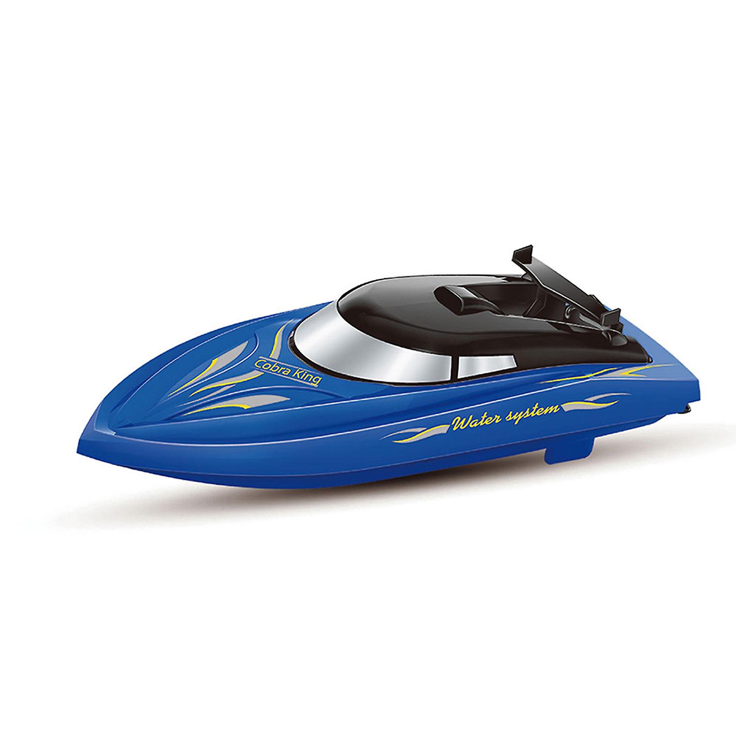 Rc Boat For Kids Adult Simulation Crocodile Head Electric Racing Boat 10km/h High Speed 2 Channels Remote Control Boats For Pools Spoof Toy No.296385