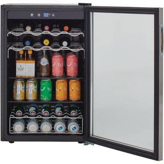 Vissani 4.3 Cu. ft. Wine and Beverage Cooler in Stainless Steel HVBC430ST