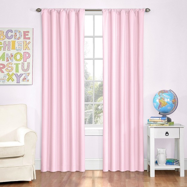 1pc Blackout Microfiber Window Curtain Panel Eclipse My Scene