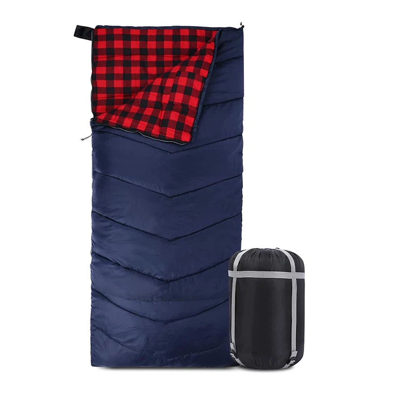 Ultralight Portable Cotton Material Cold Proof Lightweight Waterproof Envelope Camping Sleeping Bag