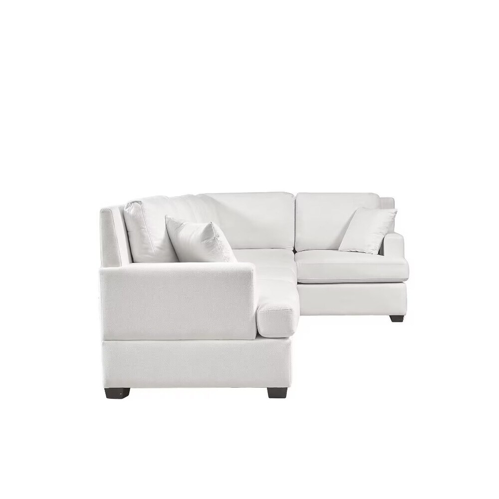 Sectional Modular Sofa with 2 Tossing cushions and Solid Frame   87.8\