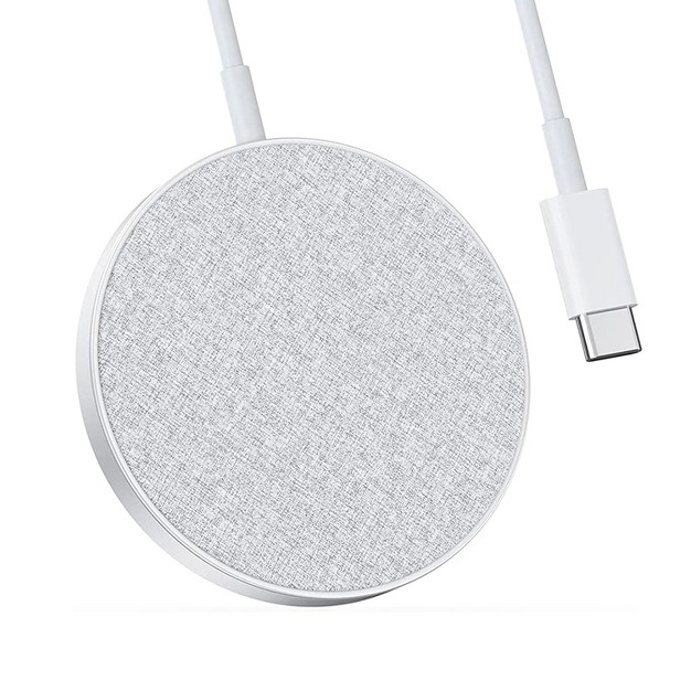 Anker Powerwave Select Usb c 5w 7 5w Magnetic Wireless Charging Pad Silver