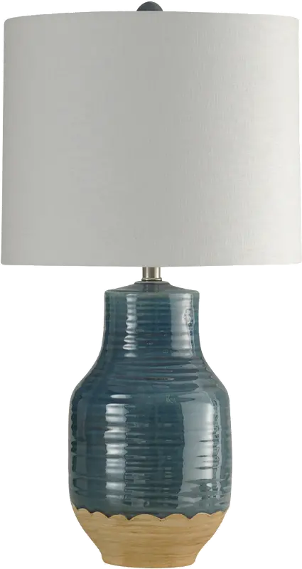 Blue Ceramic Table Lamp - Prova