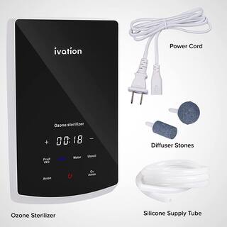 Ivation Multipurpose Ozone Sterilizer for Air and Water Air Purifier Portable Home Deodorizing and Disinfecting System IVAWOZ2