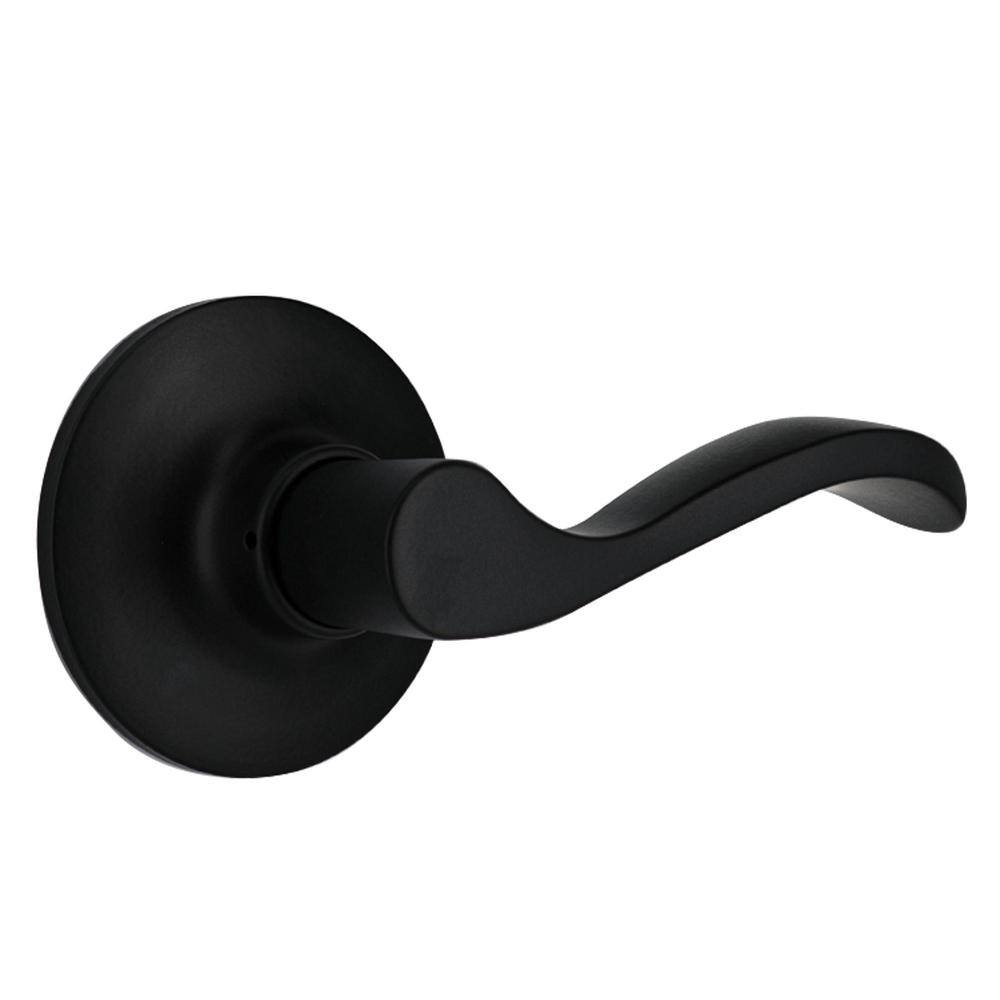 Defiant Naples Matte Black HallCloset Door Lever 32LYEX903B