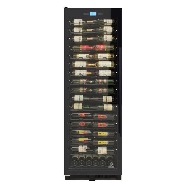 141-Bottle Single-Zone Backlit Panel Wine Cooler