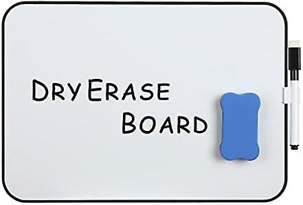 Magnetic Dry Erase Whiteboard with Markers - Great for Students and More（Dc Black）