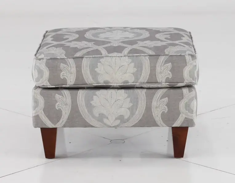 Ashford Gray Accent Ottoman