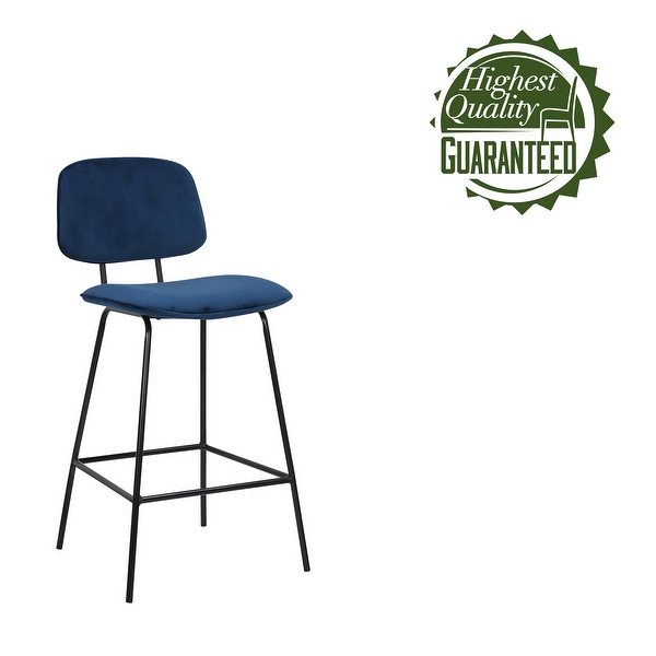 Porthos Home Ekta Velvet Counter Height Stools (Set of 2)