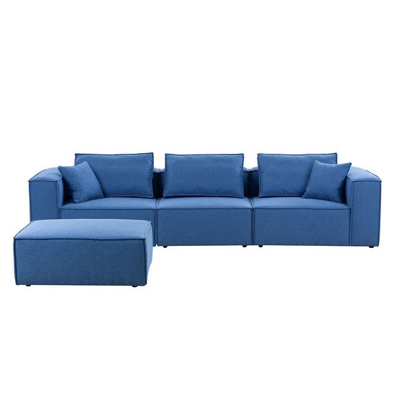 Williamspace Modern Upholstered Sectional Sofa for Living Room