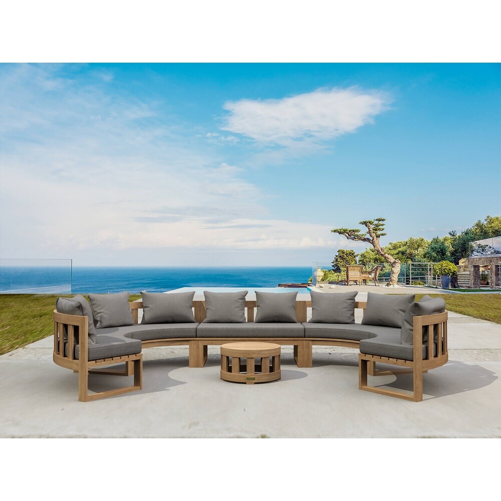 SET 812 Circular Modular Deep Seating Set