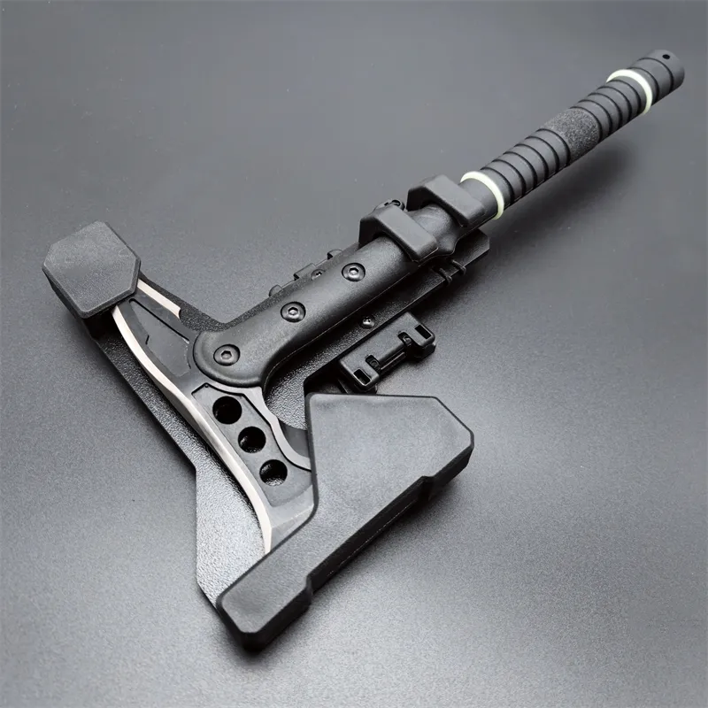 Wholesale Multi Function High Quality Tactical Axe Outdoor Camping Straight Hatchet Self defense Hiking Axe