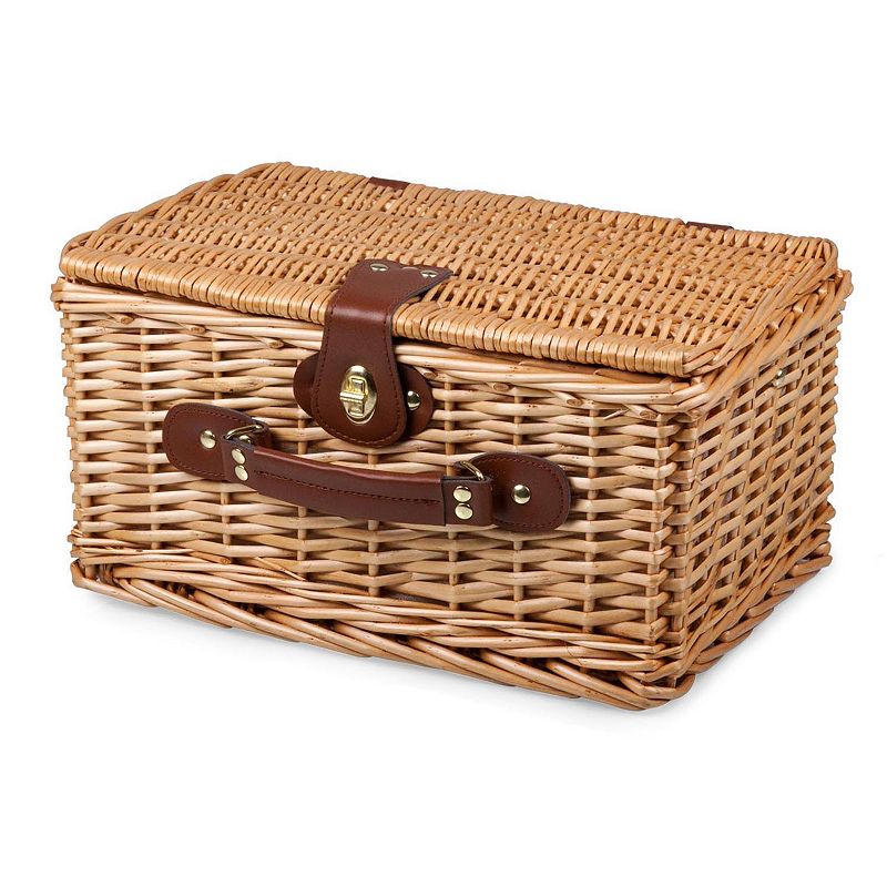 Picnic Time Red and White Plaid Catalina Basket