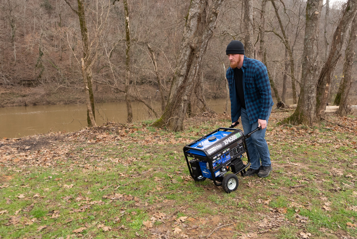 4,500 Watt Dual Fuel Portable Generator w/ CO Alert